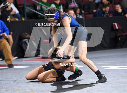 Thumbnail 1 in CIF State Girls Wrestling Championships (Consolation RD1) photogallery.