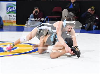 Thumbnail 2 in CIF State Girls Wrestling Championships (Consolation RD1) photogallery.