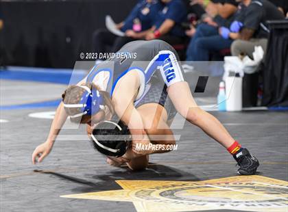 Thumbnail 1 in CIF State Girls Wrestling Championships (Consolation RD1) photogallery.