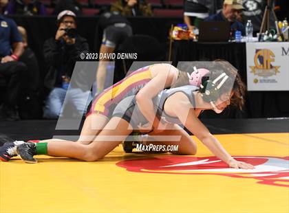 Thumbnail 1 in CIF State Girls Wrestling Championships (Consolation RD1) photogallery.