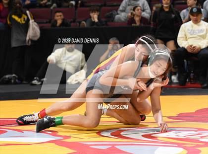 Thumbnail 3 in CIF State Girls Wrestling Championships (Consolation RD1) photogallery.