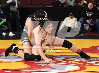 Thumbnail 2 in CIF State Girls Wrestling Championships (Consolation RD1) photogallery.