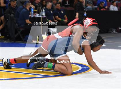 Thumbnail 2 in CIF State Girls Wrestling Championships (Consolation RD1) photogallery.