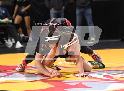 Thumbnail 2 in CIF State Girls Wrestling Championships (Consolation RD1) photogallery.