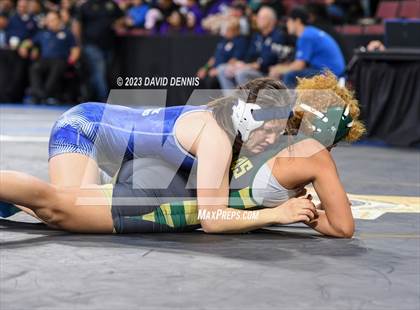 Thumbnail 3 in CIF State Girls Wrestling Championships (Consolation RD1) photogallery.