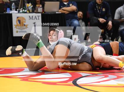 Thumbnail 1 in CIF State Girls Wrestling Championships (Consolation RD1) photogallery.