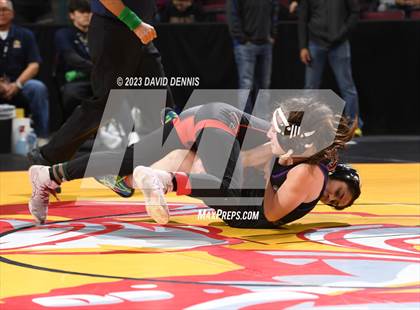 Thumbnail 1 in CIF State Girls Wrestling Championships (Consolation RD1) photogallery.