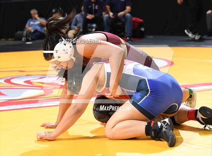 Thumbnail 3 in CIF State Girls Wrestling Championships (Consolation RD1) photogallery.