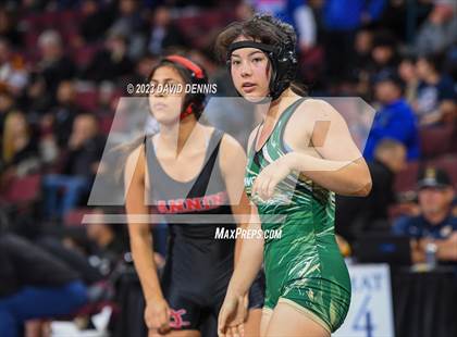 Thumbnail 2 in CIF State Girls Wrestling Championships (Consolation RD1) photogallery.