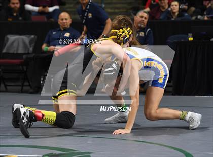 Thumbnail 3 in CIF State Girls Wrestling Championships (Consolation RD1) photogallery.