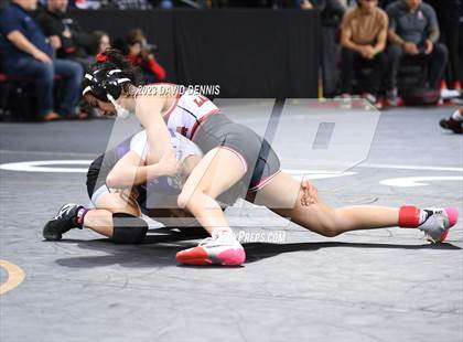 Thumbnail 1 in CIF State Girls Wrestling Championships (Consolation RD1) photogallery.