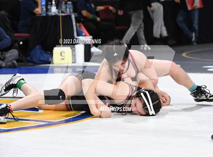 Thumbnail 1 in CIF State Girls Wrestling Championships (Consolation RD1) photogallery.