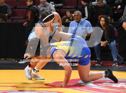 Thumbnail 1 in CIF State Girls Wrestling Championships (Consolation RD1) photogallery.