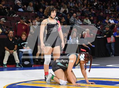 Thumbnail 3 in CIF State Girls Wrestling Championships (Consolation RD1) photogallery.
