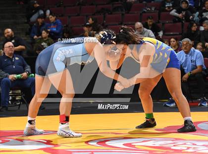 Thumbnail 2 in CIF State Girls Wrestling Championships (Consolation RD1) photogallery.