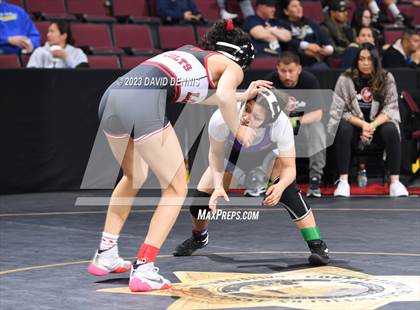 Thumbnail 2 in CIF State Girls Wrestling Championships (Consolation RD1) photogallery.