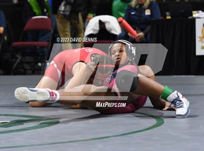 Thumbnail 1 in CIF State Girls Wrestling Championships (Consolation RD1) photogallery.