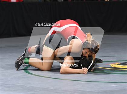 Thumbnail 2 in CIF State Girls Wrestling Championships (Consolation RD1) photogallery.