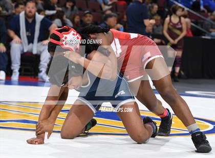 Thumbnail 3 in CIF State Girls Wrestling Championships (Consolation RD1) photogallery.