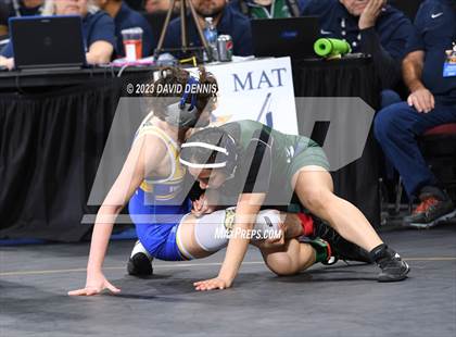 Thumbnail 2 in CIF State Girls Wrestling Championships (Consolation RD1) photogallery.