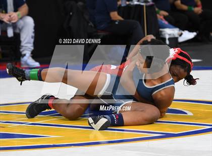 Thumbnail 2 in CIF State Girls Wrestling Championships (Consolation RD1) photogallery.