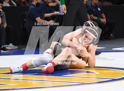 Thumbnail 3 in CIF State Girls Wrestling Championships (Consolation RD1) photogallery.