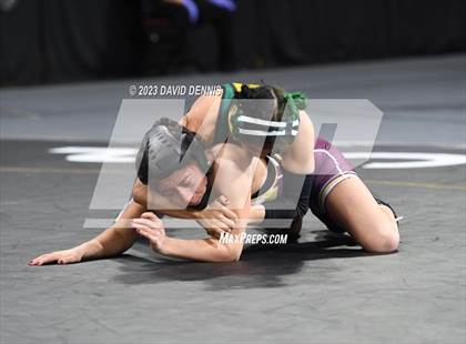 Thumbnail 3 in CIF State Girls Wrestling Championships (Consolation RD1) photogallery.
