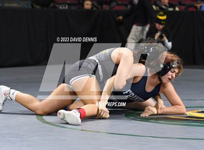 Thumbnail 1 in CIF State Girls Wrestling Championships (Consolation RD1) photogallery.