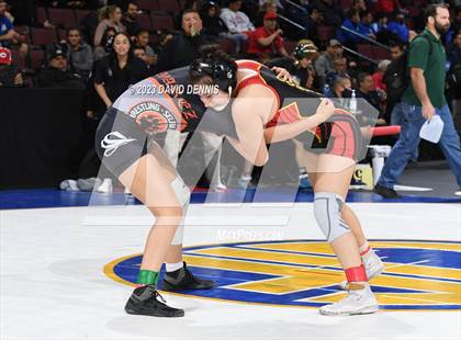 Thumbnail 3 in CIF State Girls Wrestling Championships (Consolation RD1) photogallery.