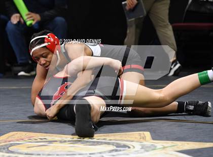 Thumbnail 3 in CIF State Girls Wrestling Championships (Consolation RD1) photogallery.