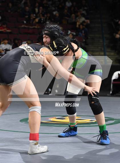 Thumbnail 3 in CIF State Girls Wrestling Championships (Consolation RD1) photogallery.