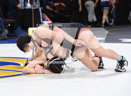 Thumbnail 2 in CIF State Girls Wrestling Championships (Consolation RD1) photogallery.