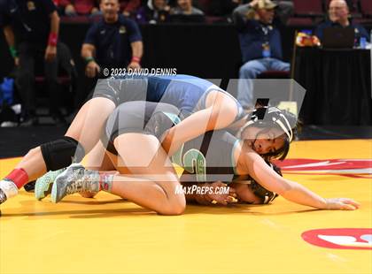 Thumbnail 2 in CIF State Girls Wrestling Championships (Consolation RD1) photogallery.