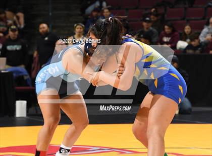Thumbnail 3 in CIF State Girls Wrestling Championships (Consolation RD1) photogallery.