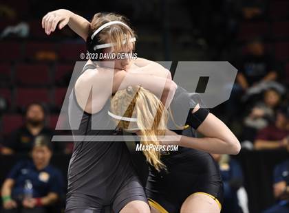 Thumbnail 2 in CIF State Girls Wrestling Championships (Consolation RD1) photogallery.