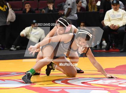 Thumbnail 2 in CIF State Girls Wrestling Championships (Consolation RD1) photogallery.