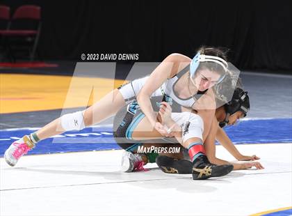 Thumbnail 1 in CIF State Girls Wrestling Championships (Consolation RD1) photogallery.