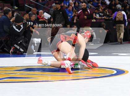 Thumbnail 2 in CIF State Girls Wrestling Championships (Consolation RD1) photogallery.