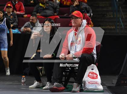 Thumbnail 2 in CIF State Girls Wrestling Championships (Consolation RD1) photogallery.
