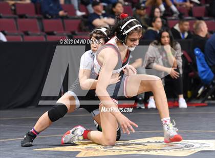 Thumbnail 1 in CIF State Girls Wrestling Championships (Consolation RD1) photogallery.