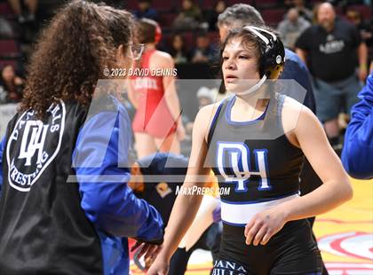 Thumbnail 3 in CIF State Girls Wrestling Championships (Consolation RD1) photogallery.