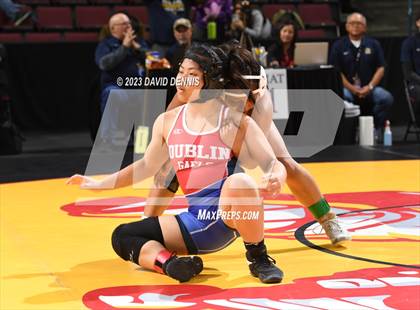 Thumbnail 2 in CIF State Girls Wrestling Championships (Consolation RD1) photogallery.