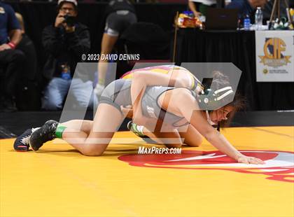 Thumbnail 2 in CIF State Girls Wrestling Championships (Consolation RD1) photogallery.