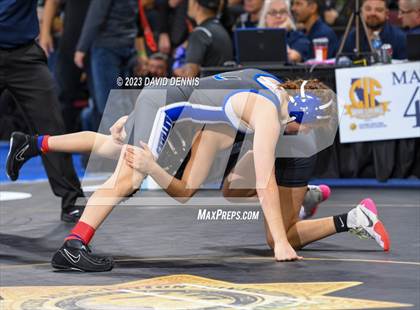 Thumbnail 3 in CIF State Girls Wrestling Championships (Consolation RD1) photogallery.