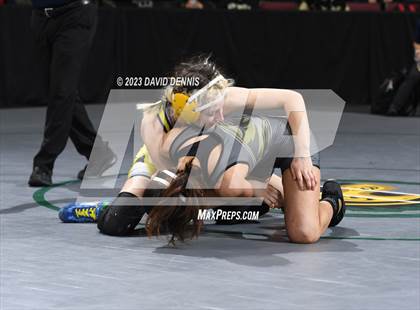 Thumbnail 3 in CIF State Girls Wrestling Championships (Consolation RD1) photogallery.