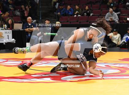 Thumbnail 3 in CIF State Girls Wrestling Championships (Consolation RD1) photogallery.