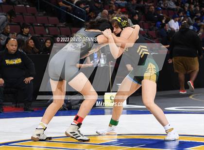 Thumbnail 2 in CIF State Girls Wrestling Championships (Consolation RD1) photogallery.