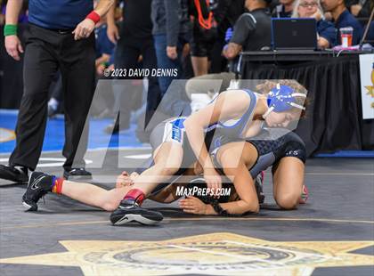 Thumbnail 1 in CIF State Girls Wrestling Championships (Consolation RD1) photogallery.