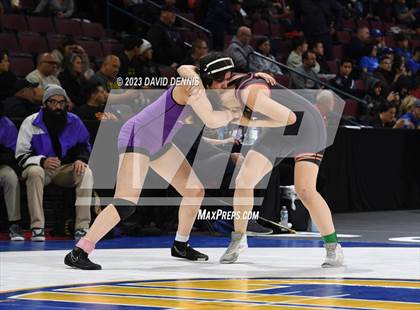 Thumbnail 1 in CIF State Girls Wrestling Championships (Consolation RD1) photogallery.