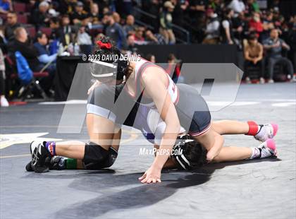 Thumbnail 1 in CIF State Girls Wrestling Championships (Consolation RD1) photogallery.